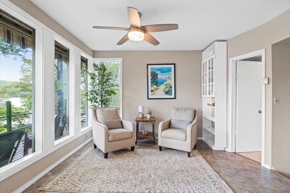 Enjoy a good read with your lake views