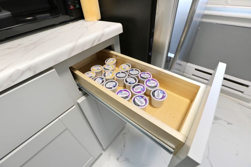 Complimentary coffee k-cups