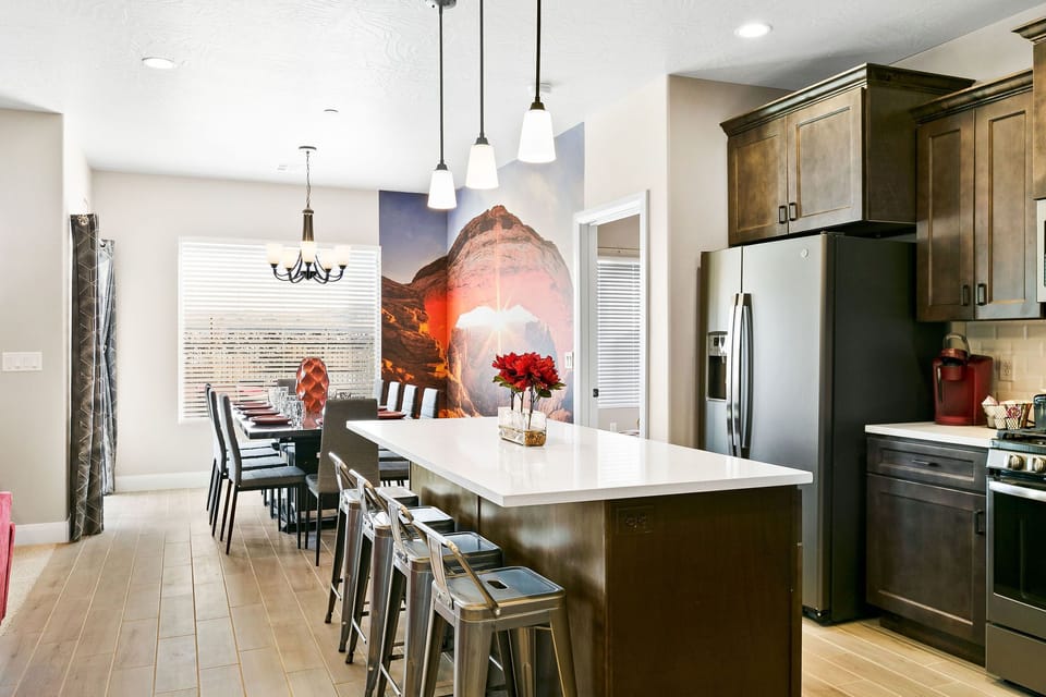 FIRE- Kitchen and dining room