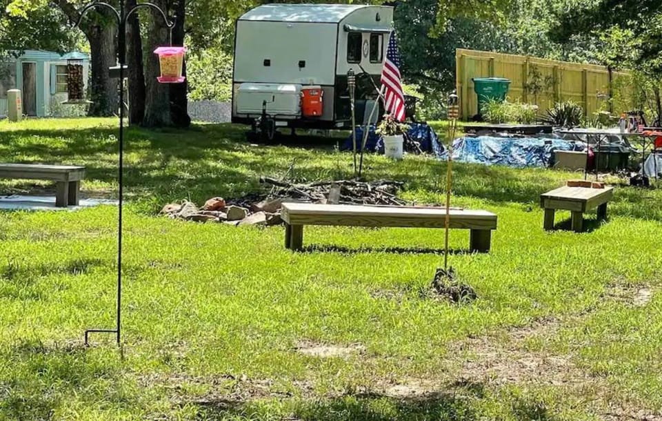 Photo of recent guest who brought this great little pull behind unit.