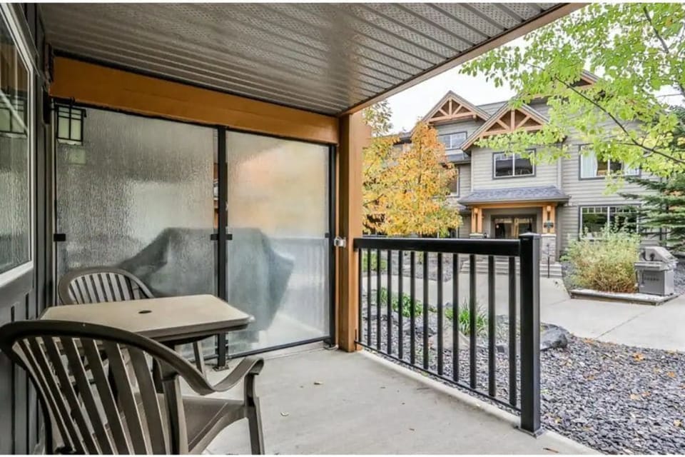 Your own private patio with easy access to the courtyard amenities.