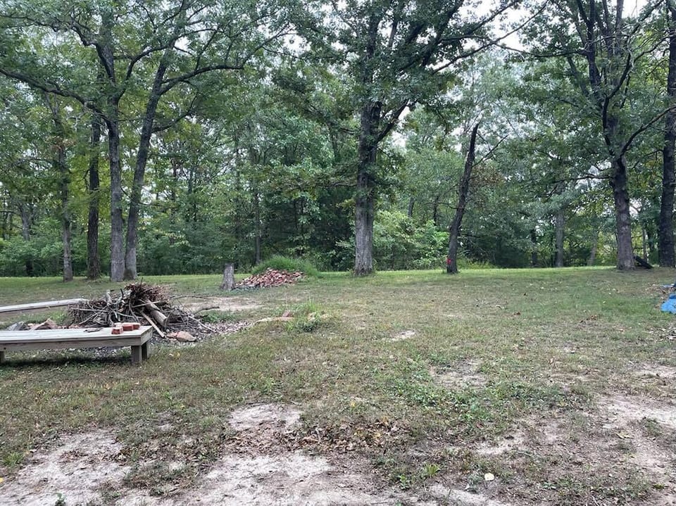 Firepit area and grounds