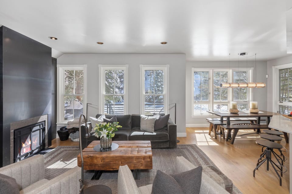 Living Room View of River Trail
