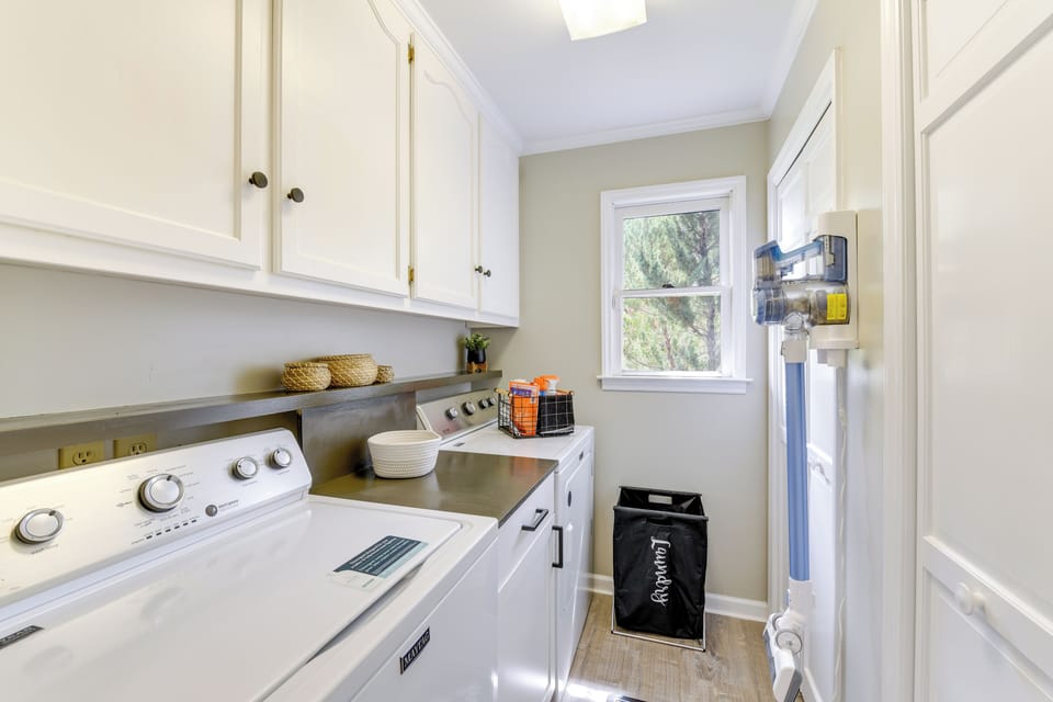 Laundry Area | Washer/Dryer | Laundry Detergent | Clothes Steamer | Iron/Board