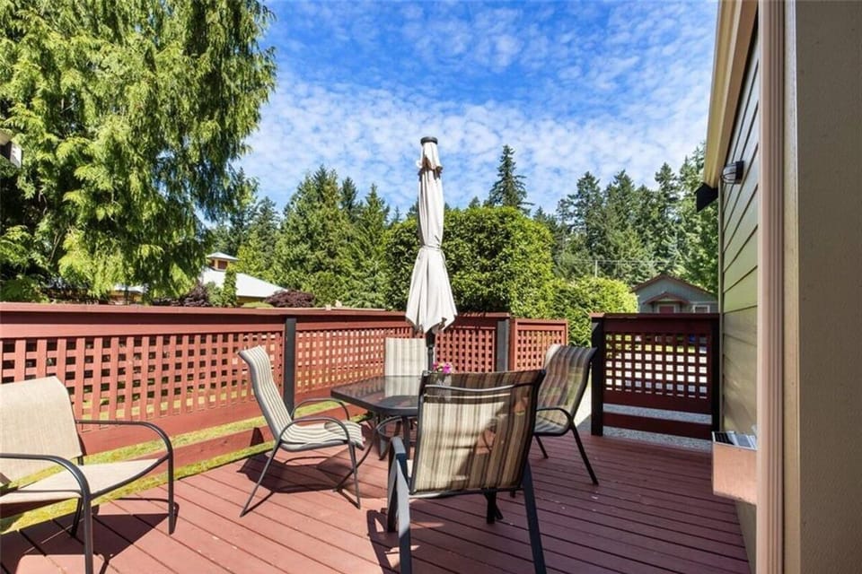 Large private gated deck with BBQ to suit all your outdoor needs.