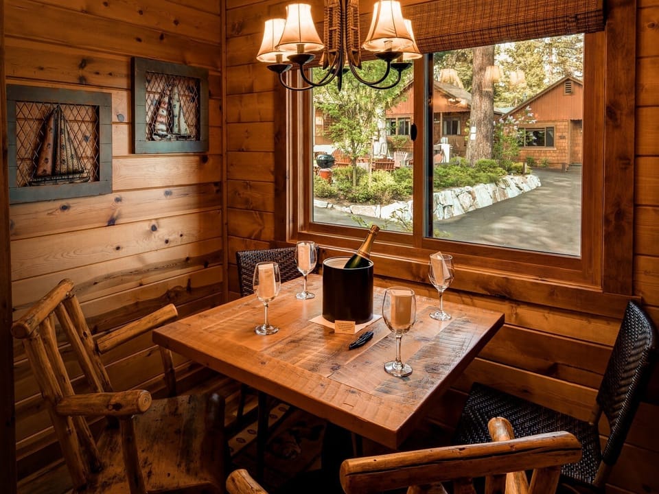 Seating Area of our Studio Double Cabins.