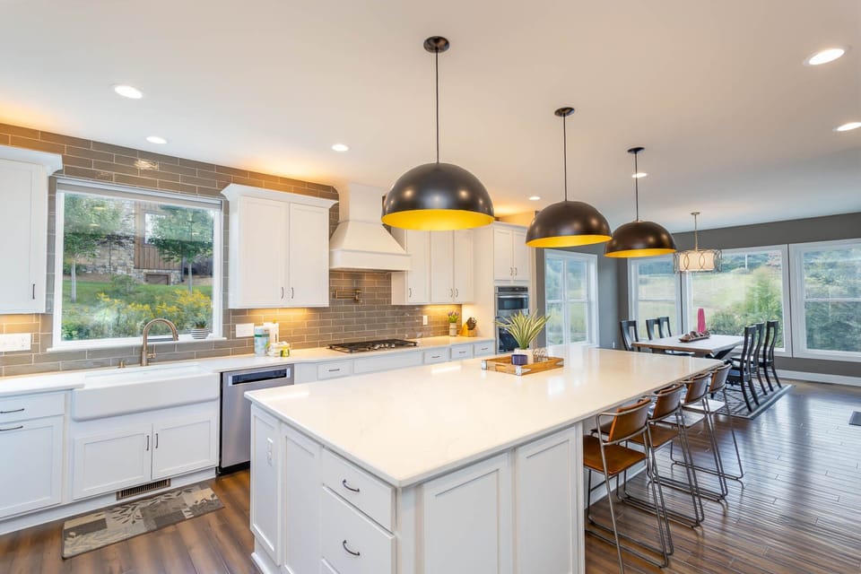 Bright Kitchen and Dining Area