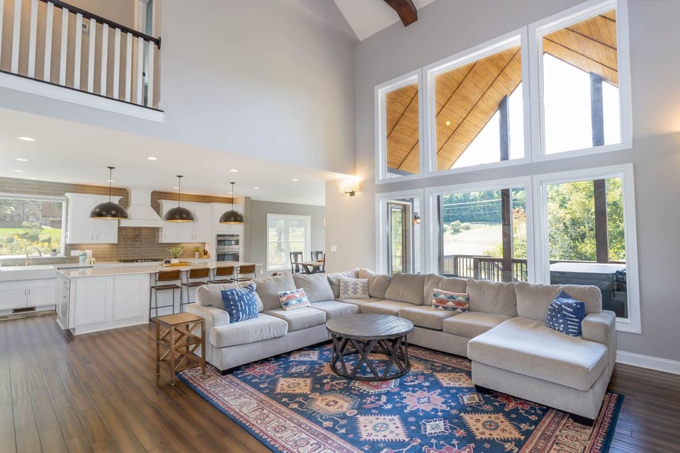 Main Floor Living Room, Kitchen and Dining