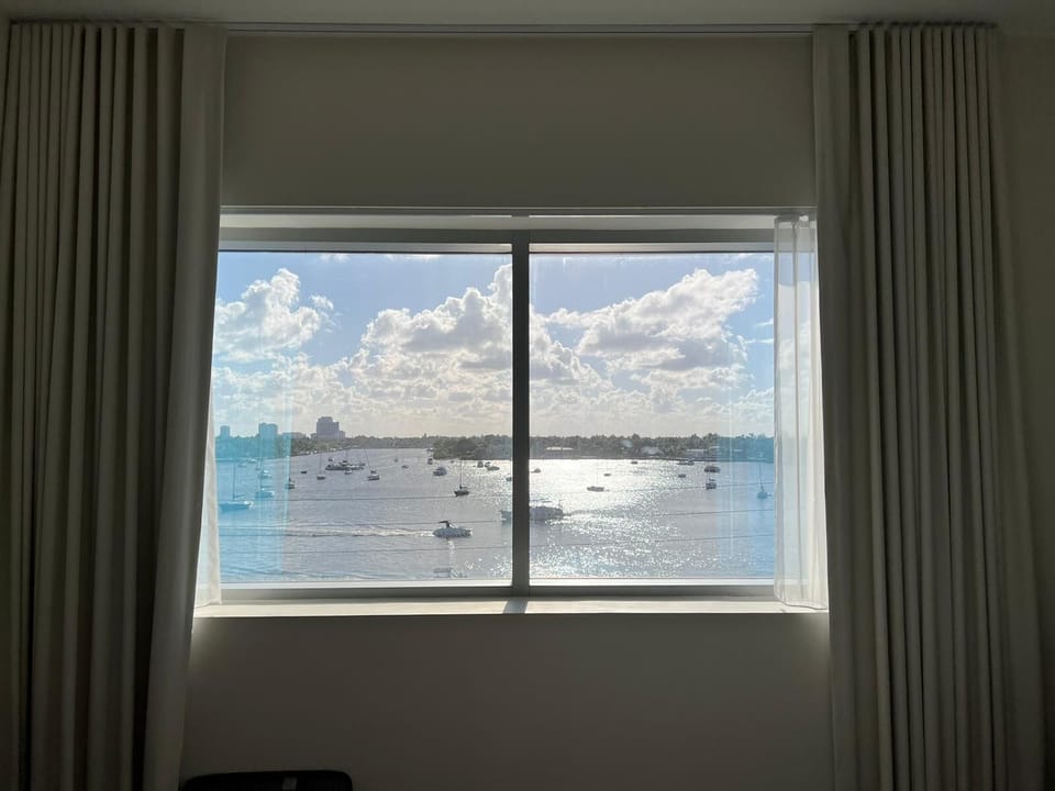Beautiful view from the master bedroom 