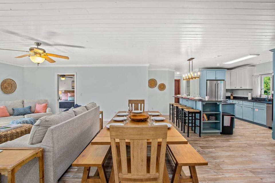 Alternative view of dining, living , & kitchen