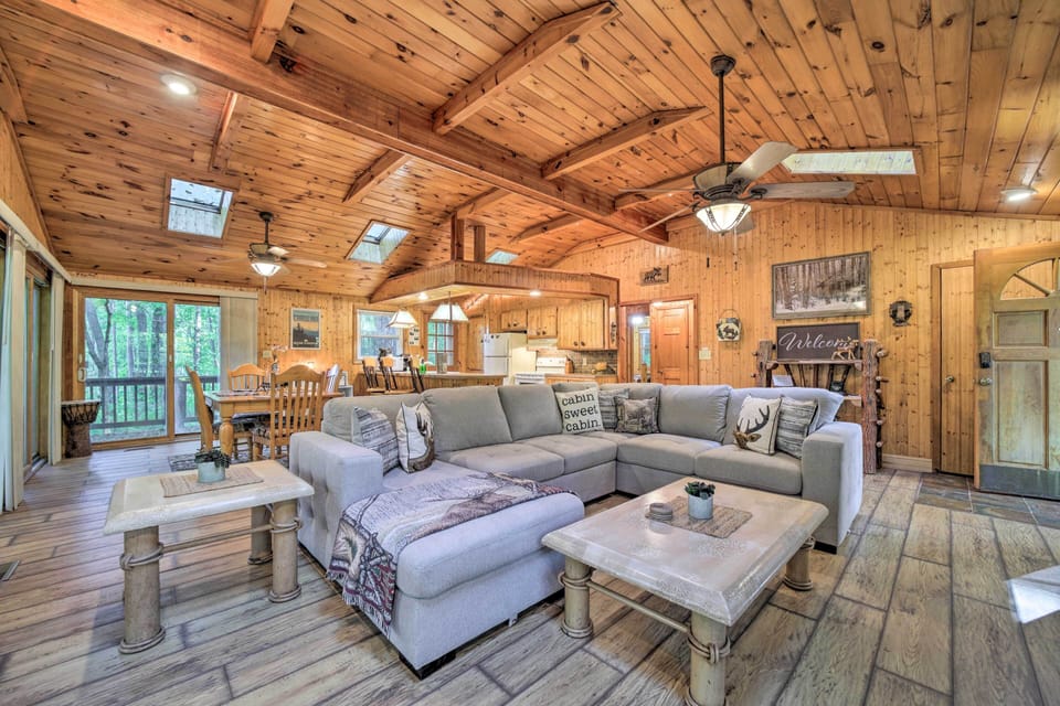 Lake Toxaway Vacation Rental | 2BR | 1BA | Stairs to Enter | 1,124 Sq Ft