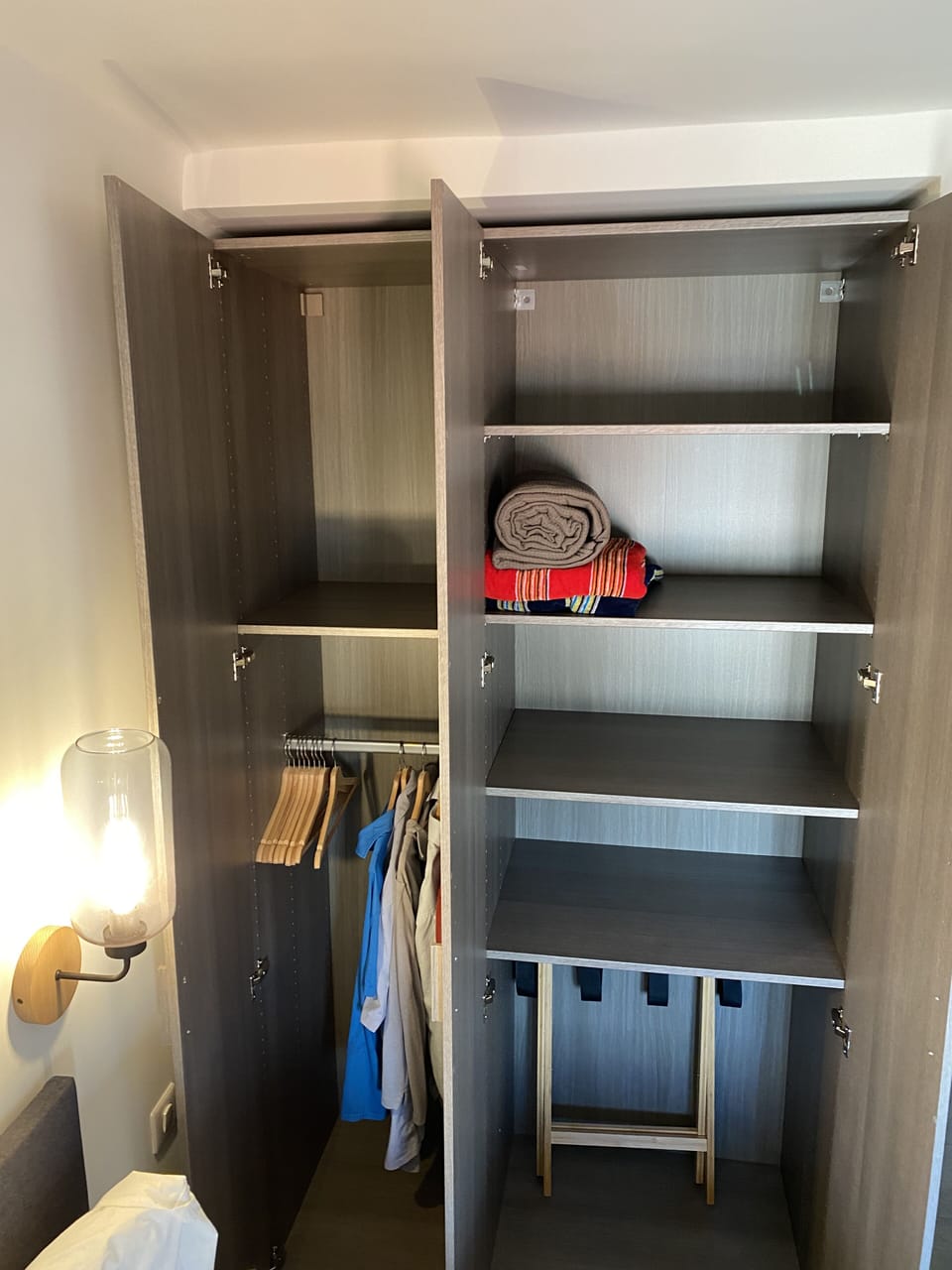 Large closets in each bedroom. 