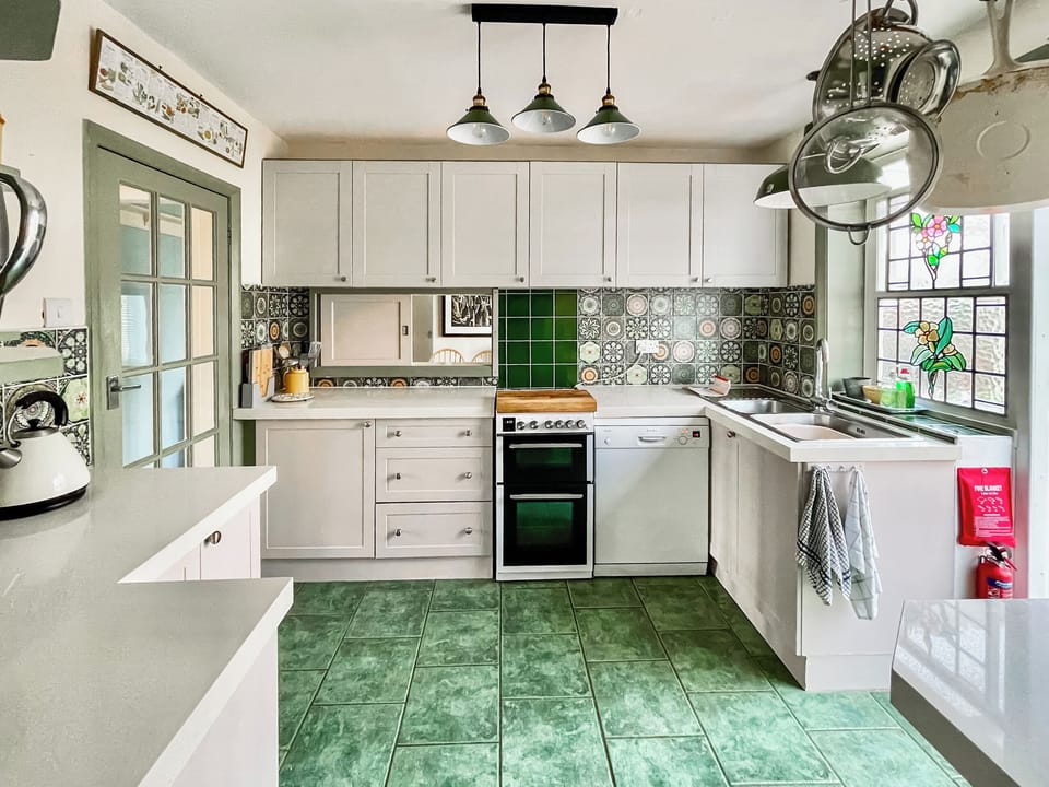 kitchen from conservatory entrance | Thornlea, Whitby