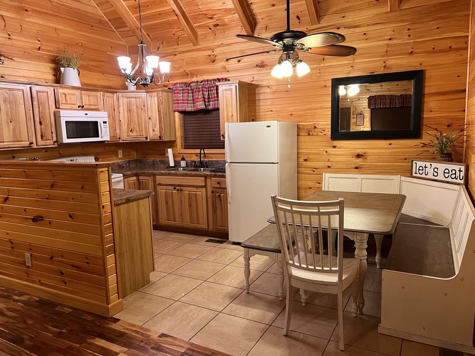 Fully stocked kitchen w/ coffee/tea bar