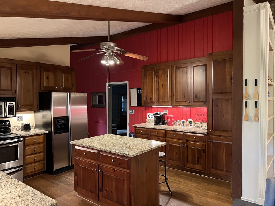 Kitchen with island