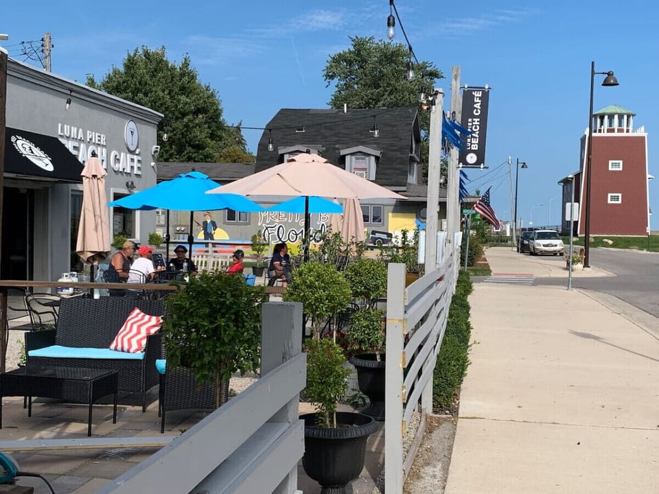 Walk the strip downtown Luna Pier