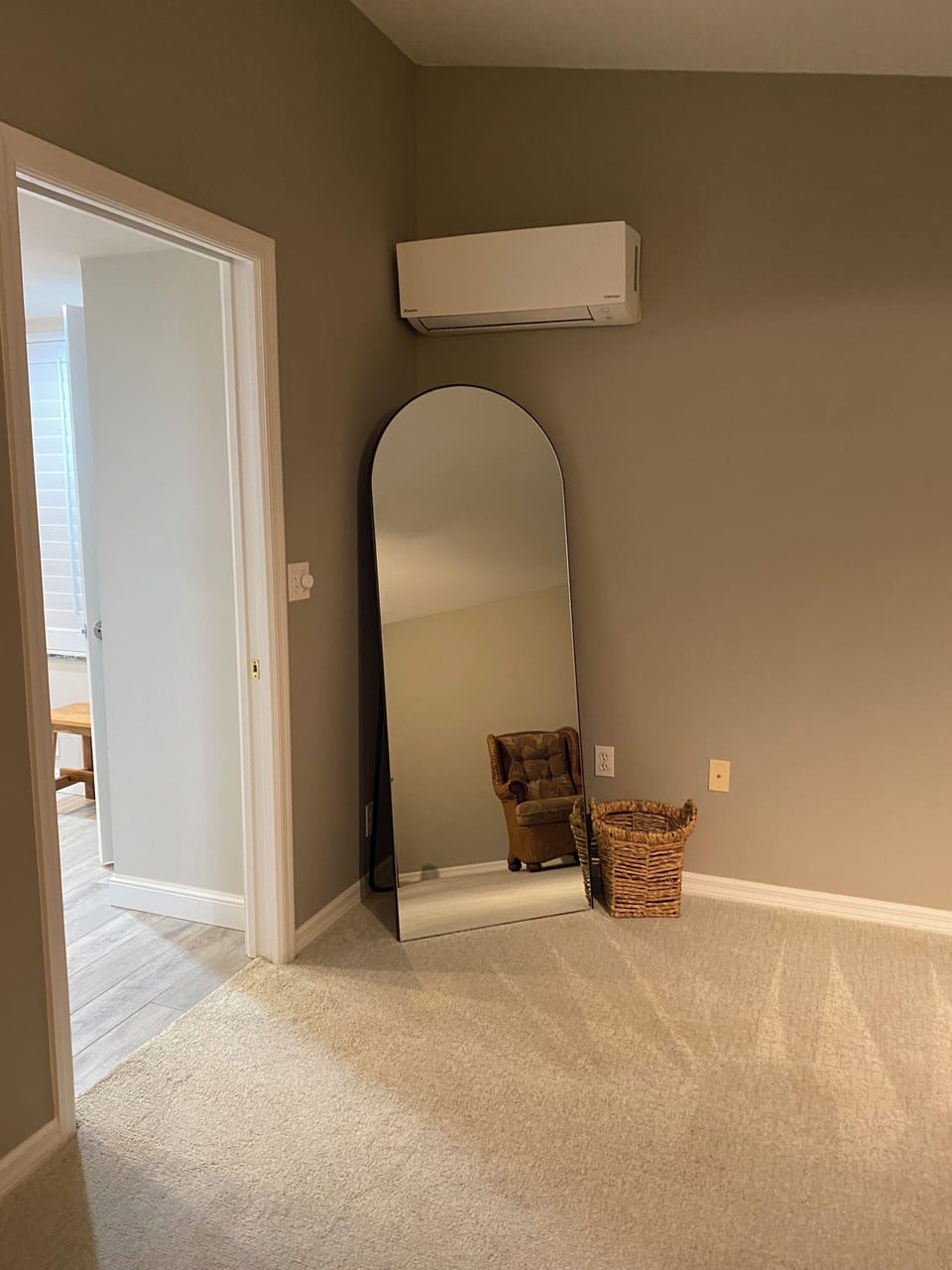 Master Bedroom door into Master Bath