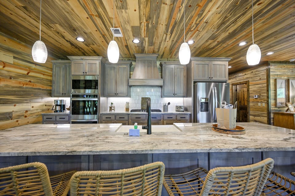 The kitchen.