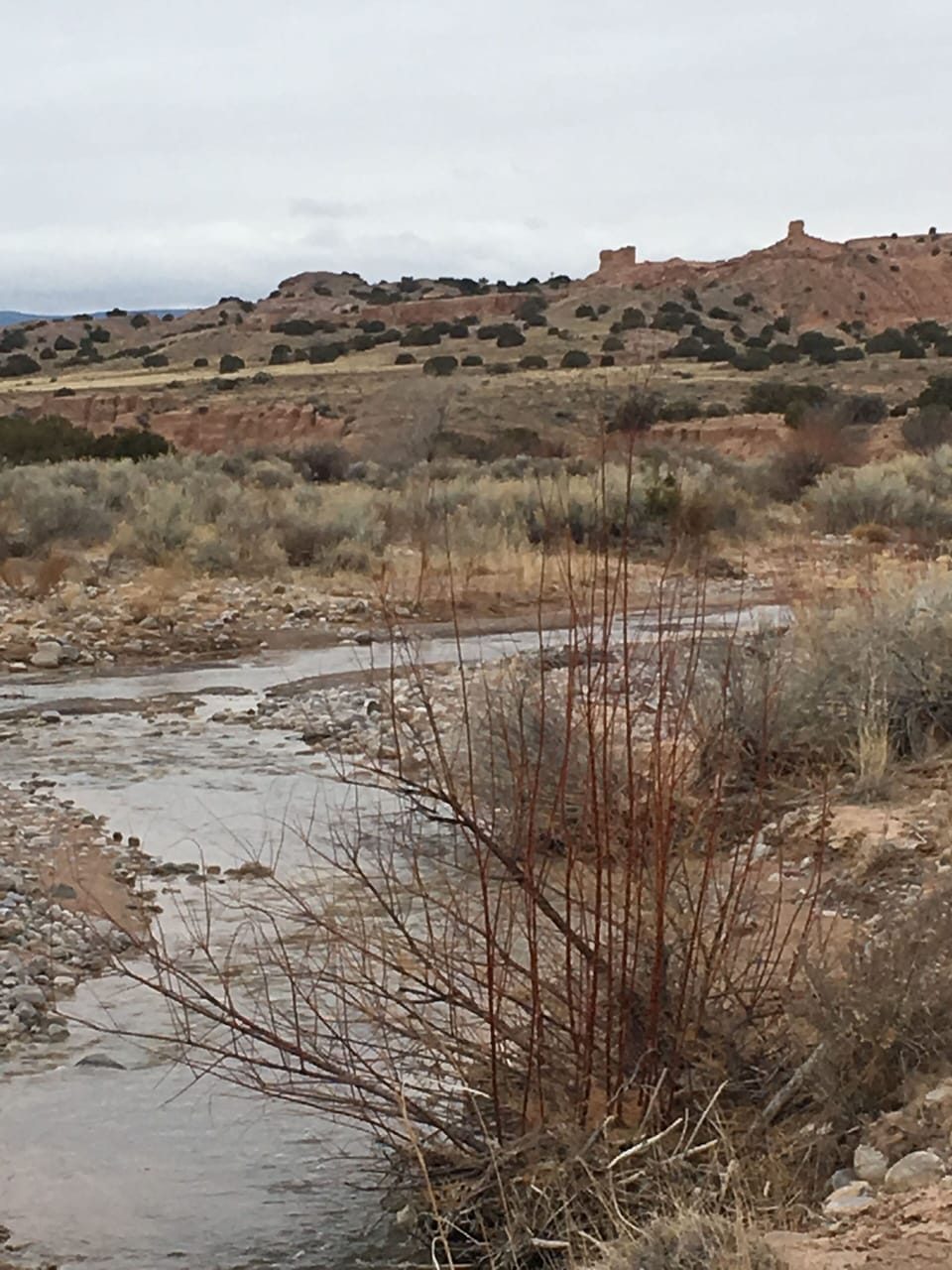 el rito creek, which runs seasonally 