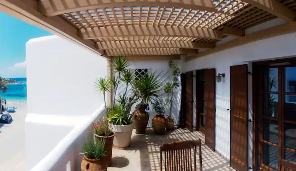 Apartment's private balcony