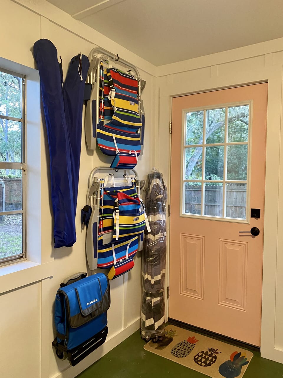 Beach gear provided for your use for the many surrounding beaches 