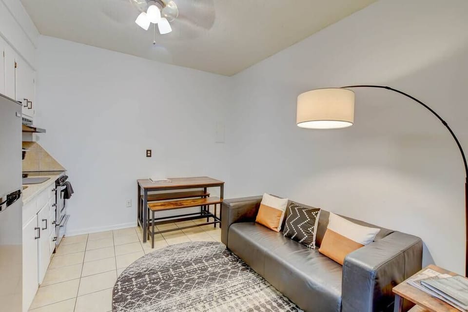View from Entry door - Living Room, Kitchen, Dining Area