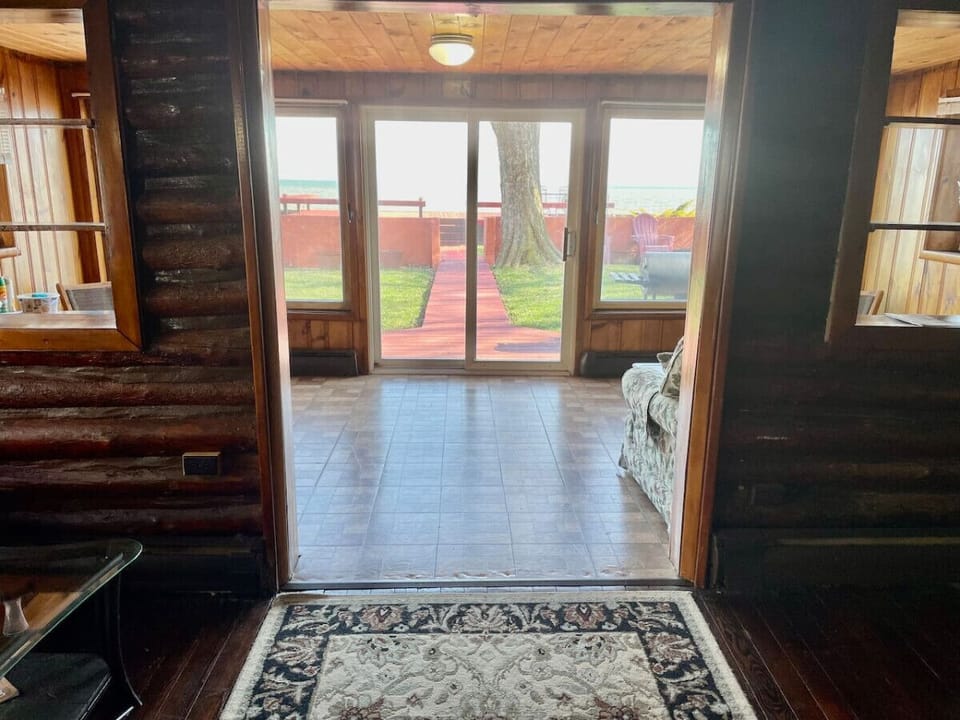 Living room entering patio