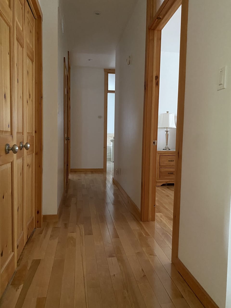 Hallway to ground level bedrooms