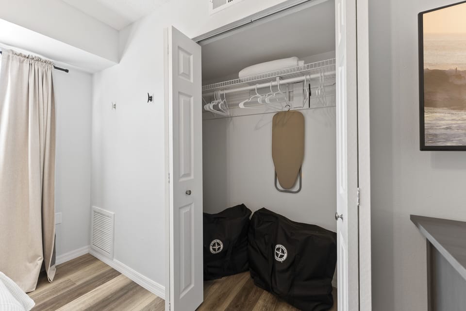 Two bikes are provided to guest staying in the unit. 
