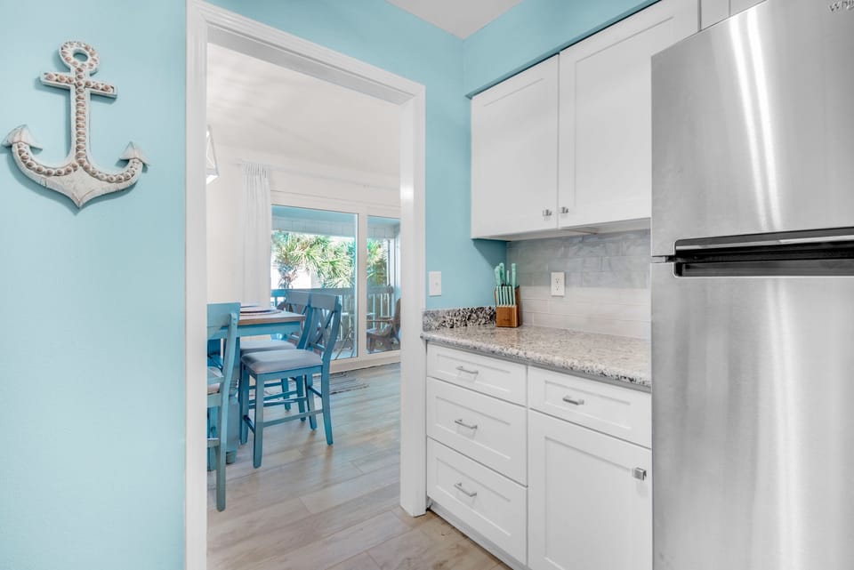Kitchen to dining view
