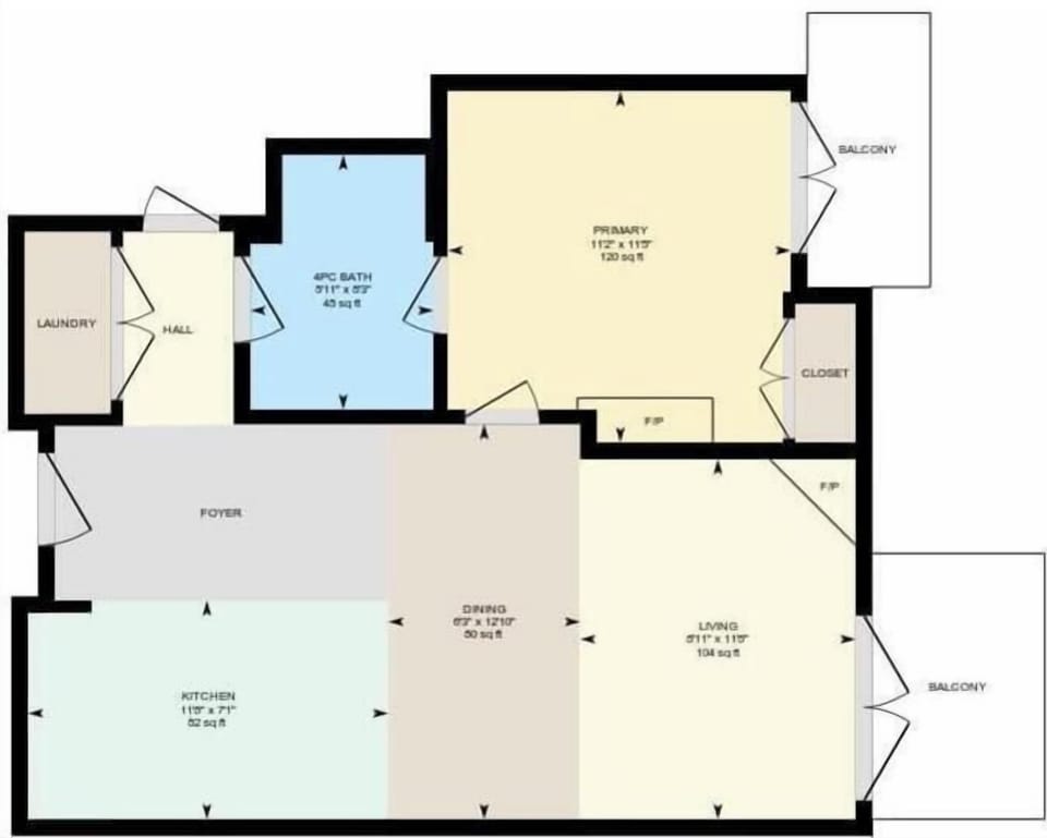 Condo floor plan