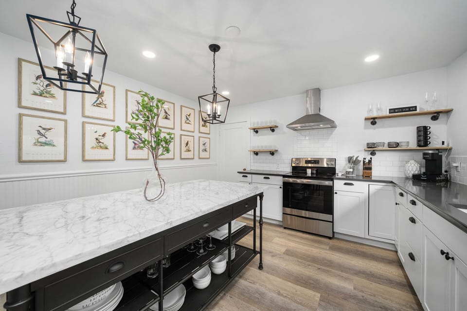 Newly remodeled gourmet kitchen  