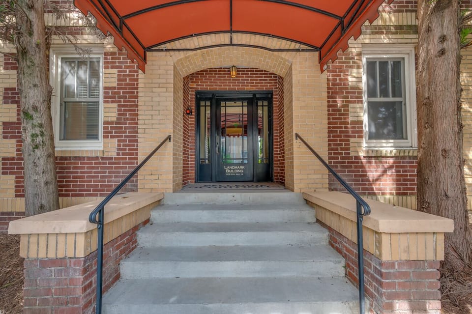 Located in the Historic Landmark Building