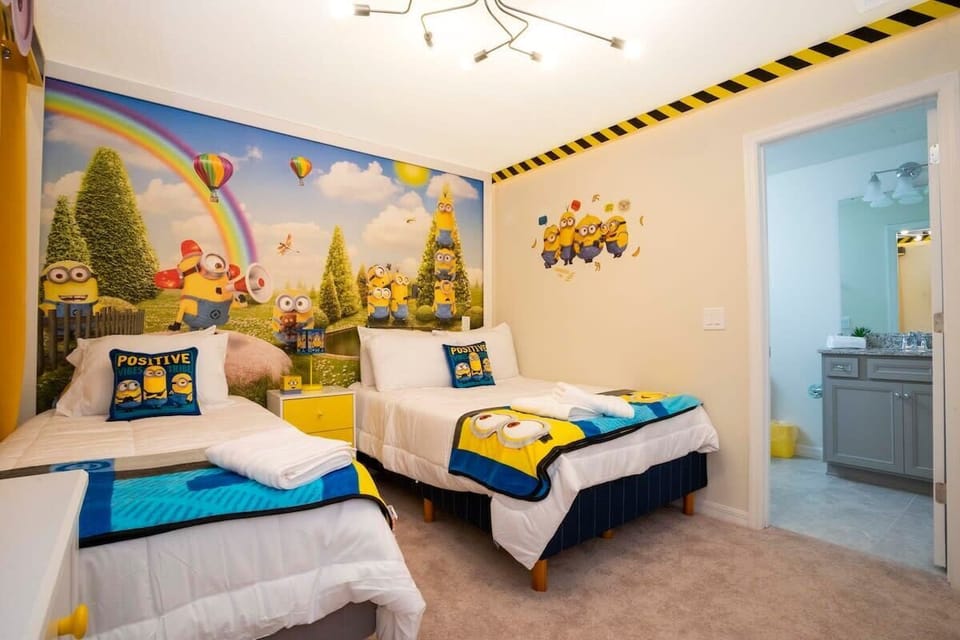 Minions room with TV