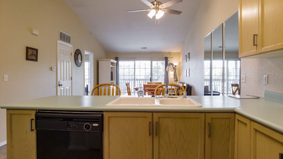 View from kitchen