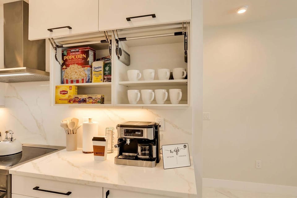 Start your morning in style with a freshly brewed coffee, offering both drip coffee and espresso for the perfect wake-up ritual.