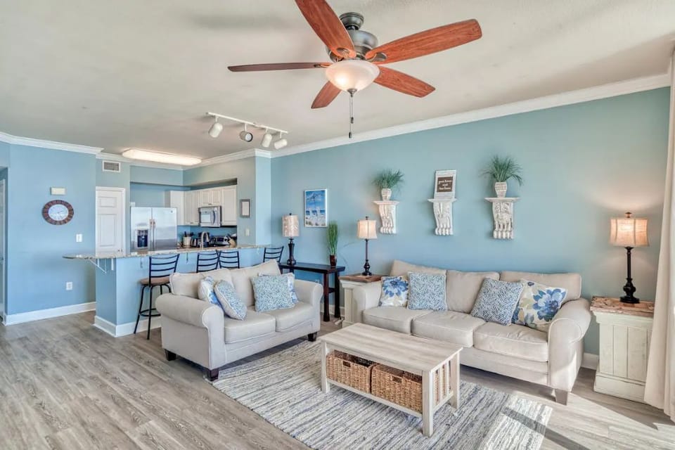 Living room and Kitchen