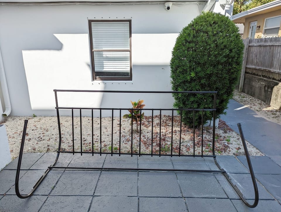 Featuring bike rack that can secure 12-15 bikes.