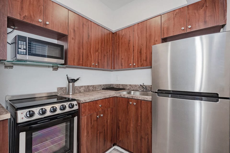 Your fully equipped kitchen is ready for cooking your favorite meals!