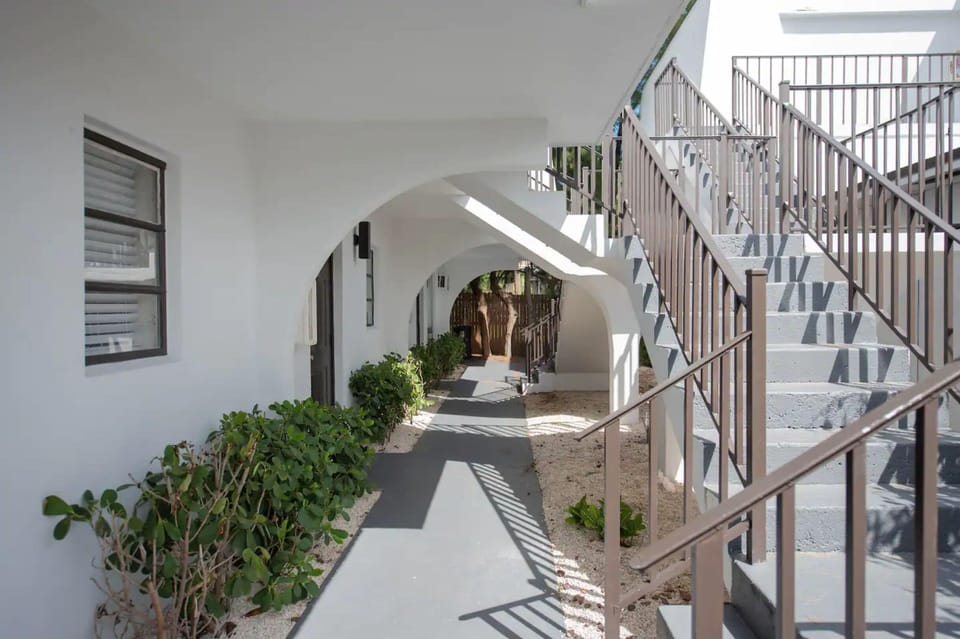 The walkway to your studio.