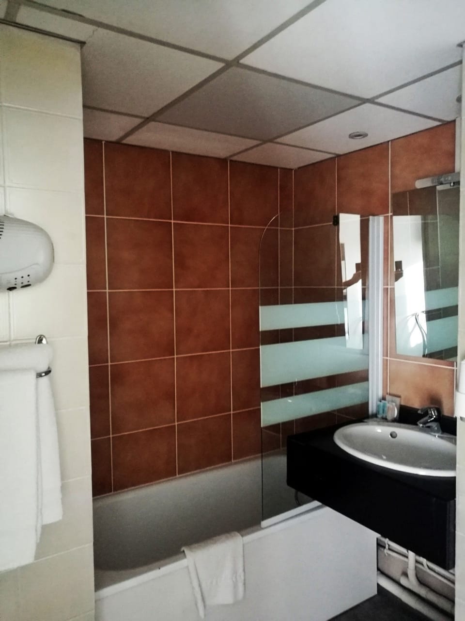 Get ready for your day in the bathroom.