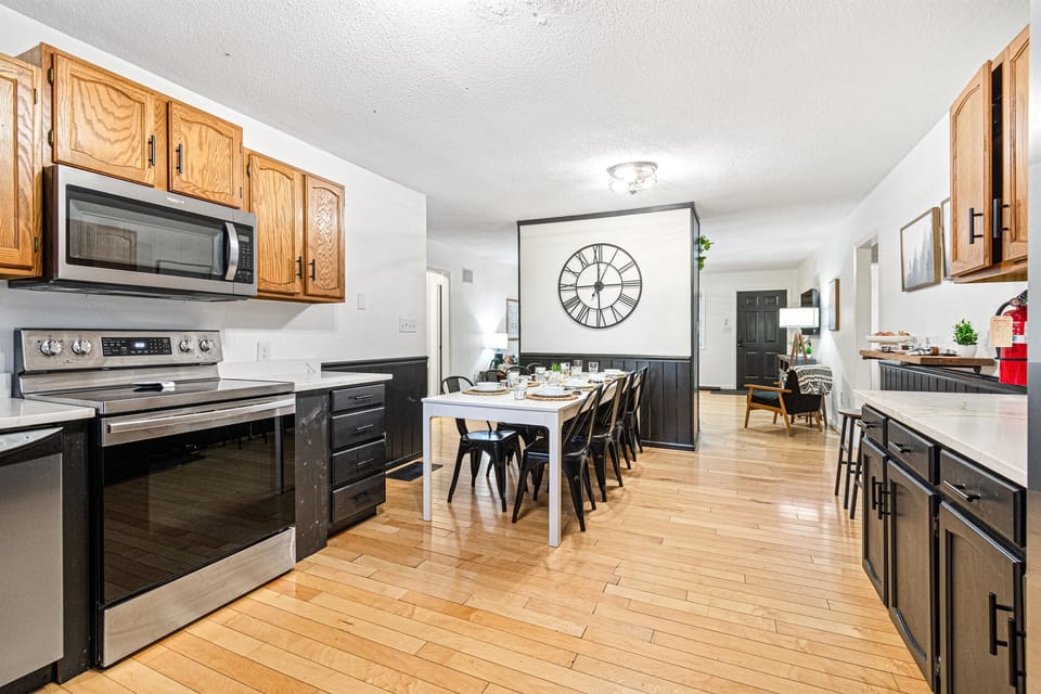 Our centrally located kitchen on the main floor makes mealtime a convenient and enjoyable experience for everyone.