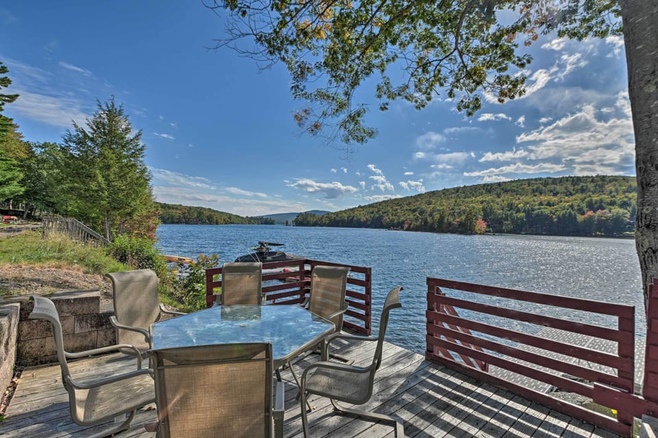 Dedham Vacation Rental | 3BR | 3BA | 3 Stairs to Access | 2,400 Sq Ft