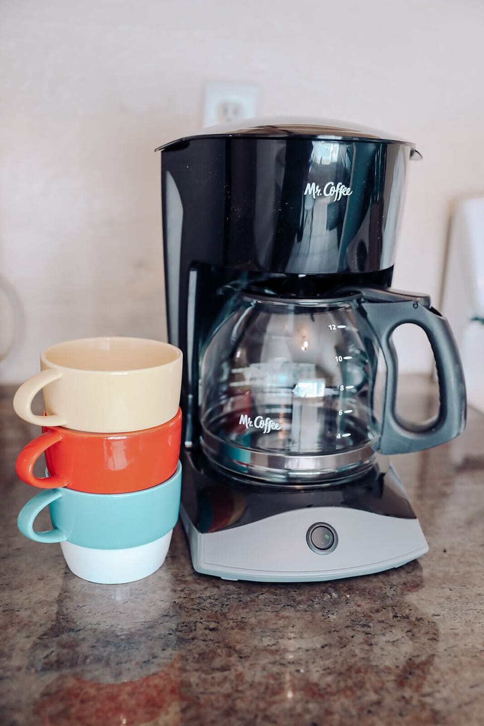 Coffee and creamer. 