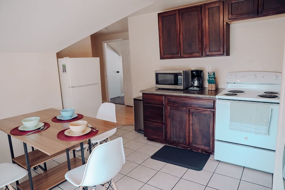 Kitchen. Fully stocked. 