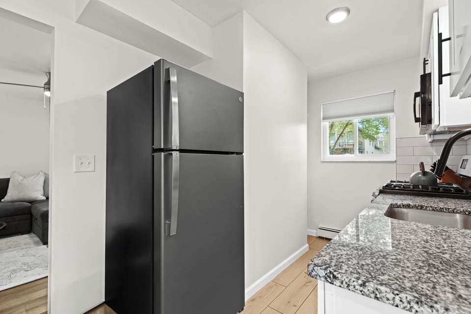 The modern refrigerator/freezer will keep your ingredients fresh.