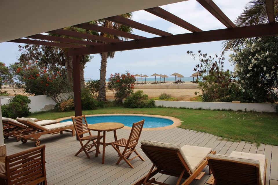 garden with seaview