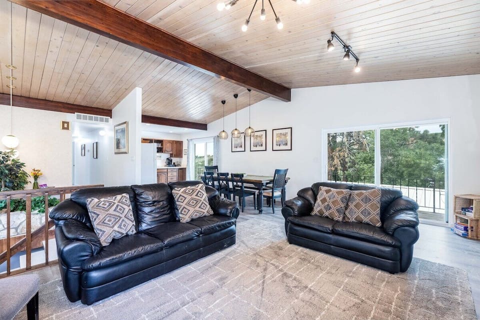 Warm natural wood calming ceilings