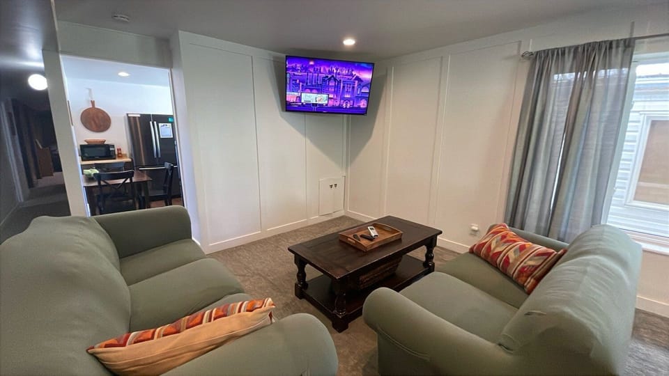 Smart TV and Leather couches now have couch slipcovers.