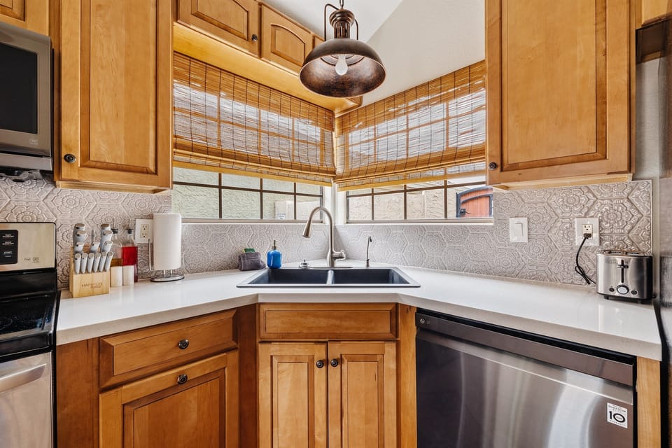 Spacious and open for easy meal prep